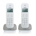 Telefono Cordless Brondi Gala Twin Grigio Digital Dect GAP Eco Dect Confezione 2 Pezzi