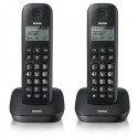 Telefono Cordless Brondi Gala Twin Nero Digital Dect GAP Eco Dect Confezione 2 Pezzi