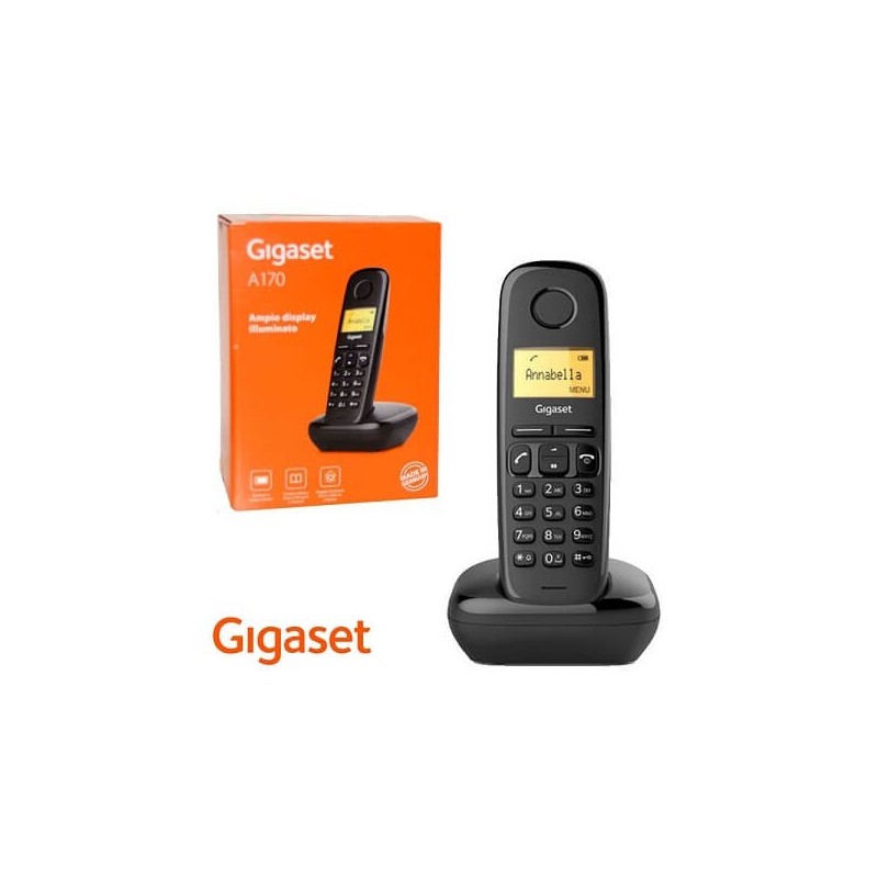 Telefono Cordless Gigaset A170 Black