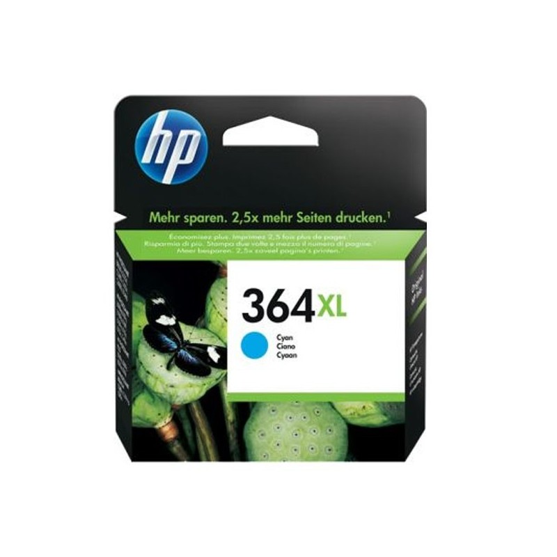 Cartuccia Originale HP CB323EE 364XL C Ciano 6ml 750 Pagine