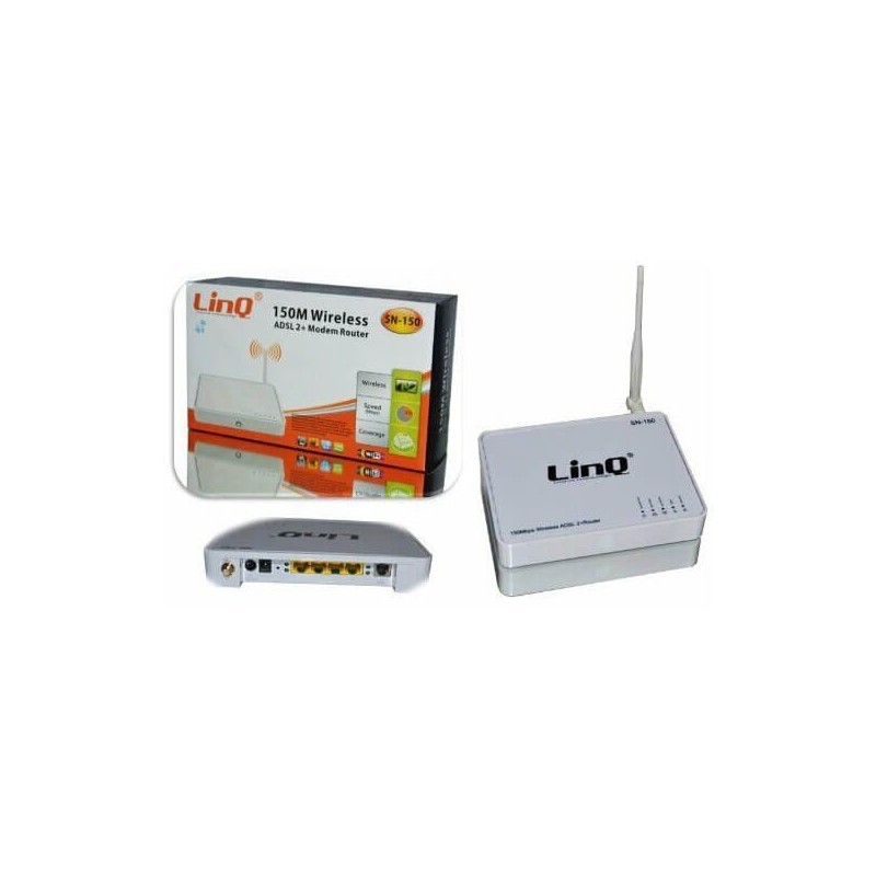 Modem Router Linq SN-150 Adsl2+ 150m Wireless