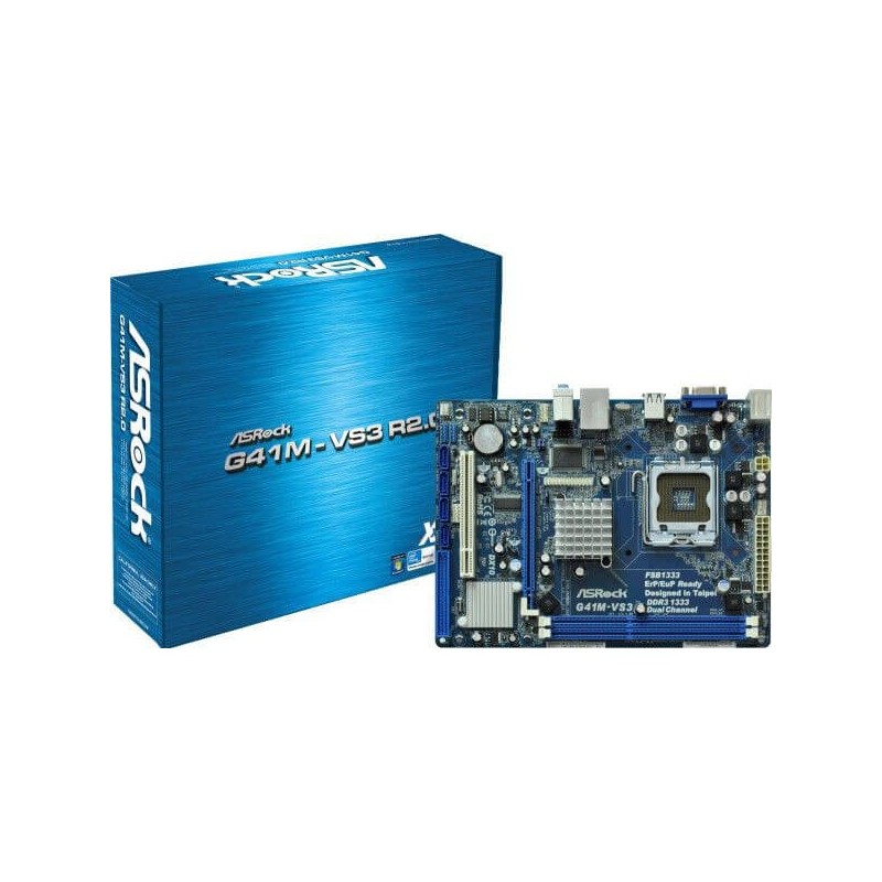 Scheda madre Asrock G41M-VS3 Intel 775 2xddr3 1333 4 sata vga