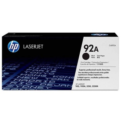 Toner Originale Hp C4092A 92A Bk Nero 2500 Pagine