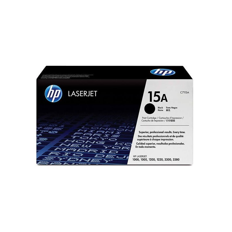 Toner Originale Hp C7115A 15A Bk Nero 2500 Pagine