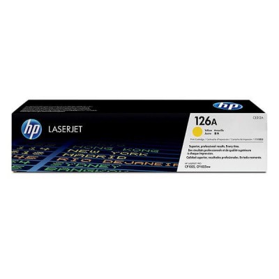 Toner Originale Hp CE312A 126A Y Yellow 1000 Pagine