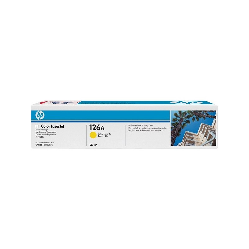 Toner Originale Hp CE312A 126A Y Yellow 1000 Pagine Sottoprezzo Grado B