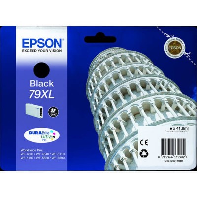 Cartuccia Originale Epson C13T79014010 79XL Bk Nero 41,8ml 2600 Pagine