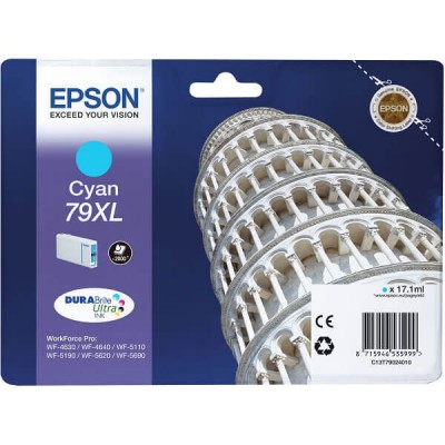 Cartuccia Originale Epson C13T79024010 79XL C Ciano 17,1ml 2000 Pagine
