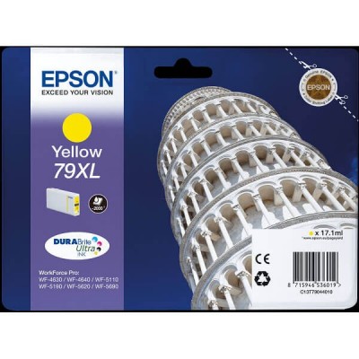 Cartuccia Originale Epson C13T79044010 79XL Y Yellow 17,1ml 2000 Pagine