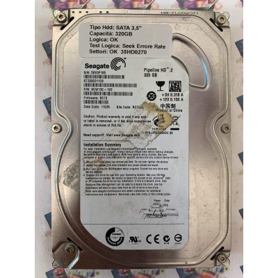 Hard Disk Usato Semifunzionante SATA 3,5" 320gb SEAGATE ST3320311CS 9GW13C-193 SC13 11035 BGTCAL