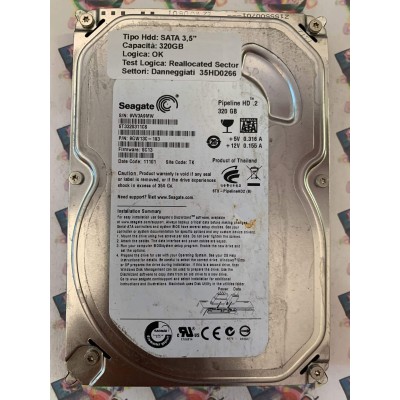 Hard Disk Usato Semifunzionante SATA 3,5" 320gb SEAGATE ST3320311CS 9GW13C-193 SC13 11101 TK