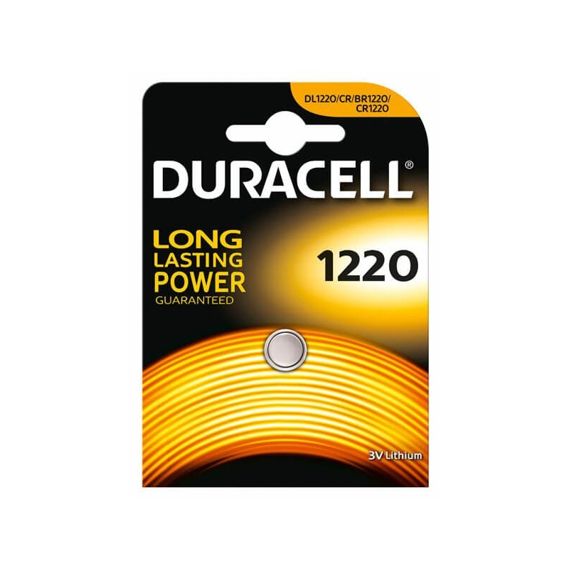 Batterie Bottone Duracell 1220 DL1220 CR BR1220 CR1220 3v Litio