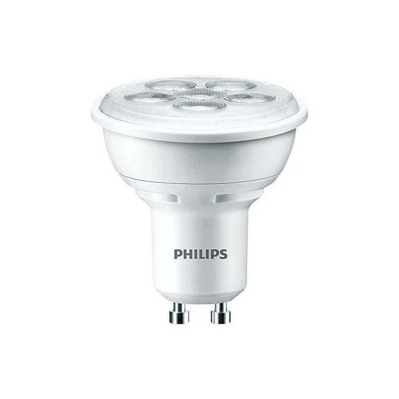 Lampadina Led per faretto Philips 4,5w GU10 luce 50W A+ Bianco Caldo