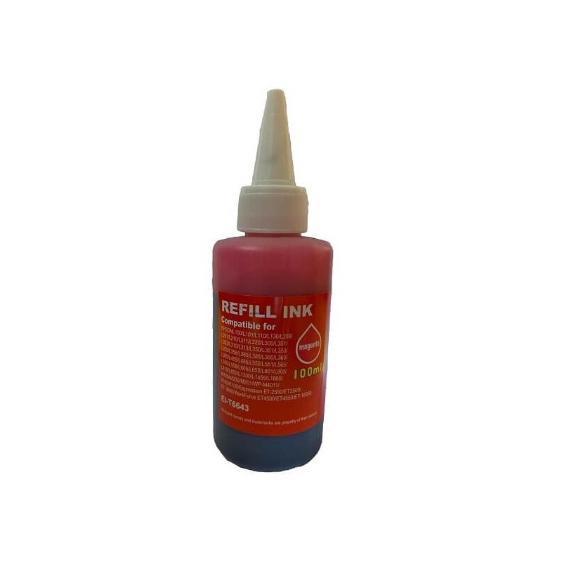 Inchiostro Compatibile Epson T6643 M Magenta 100ml Non originale
