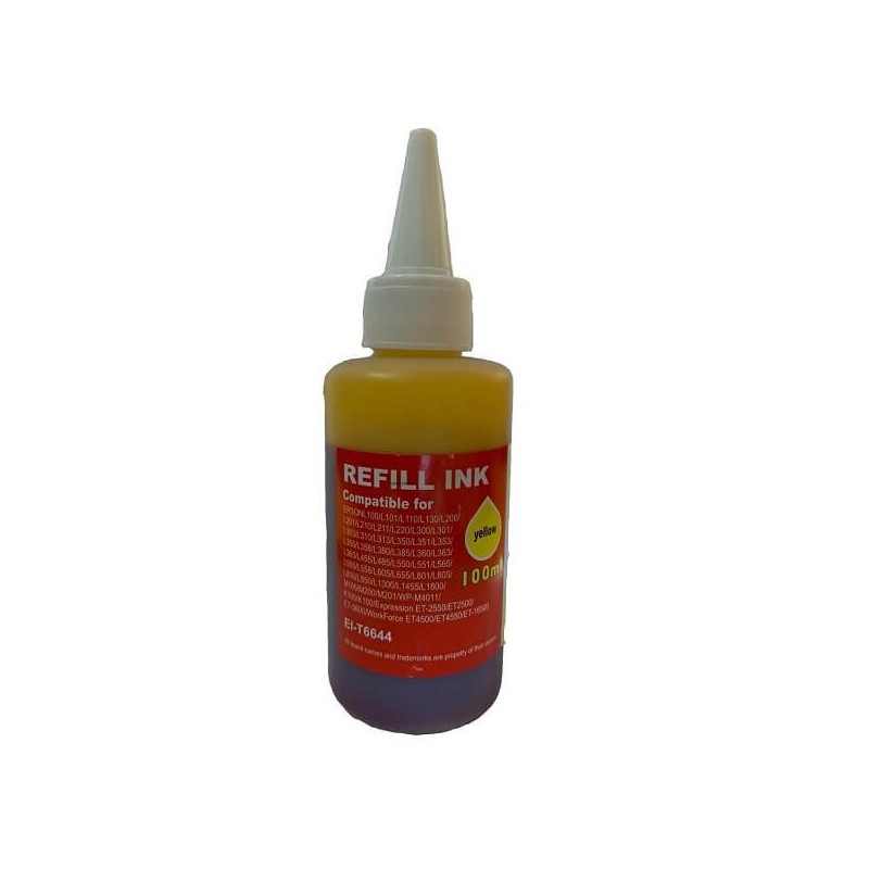 Inchiostro Compatibile Epson T6644 Y Yellow 100ml Non originale
