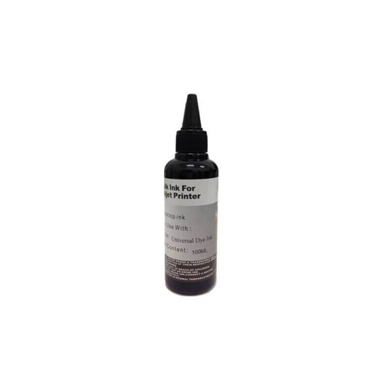Inchiostro Compatibile Universale Dye Epson Lexmark Canon Hp Brother Bk Nero 100ml Non originale