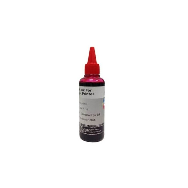 Inchiostro Compatibile Universale Dye Epson Lexmark Canon Hp Brother M Magenta 100ml Non originale