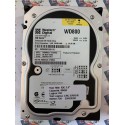 Hard Disk Usato Semifunzionante IDE 3,5" 80gb WESTERN DIGITAL WD800 WD800LB-07DNA2 HSBHCTJAH 28 NOV 2003