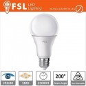 Lampadina LED FSL A60 E27 12W luce 77W A+ Luce Naturale 4000K 1100LM 25000 ore