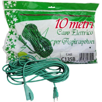 Cavo Alimentazione 10mt Adattabile Folletto Vk 135 Vk136