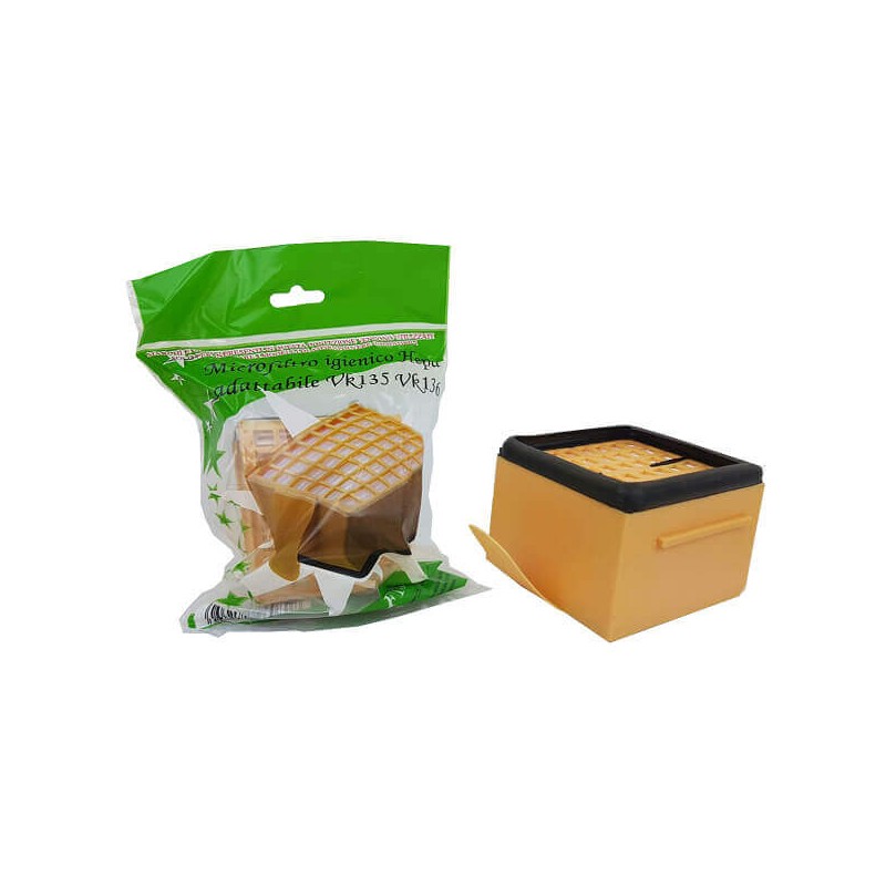 Filtro Hepa Microfiltro Igienico Hepa Adattabile Folletto Vk135 Vk136