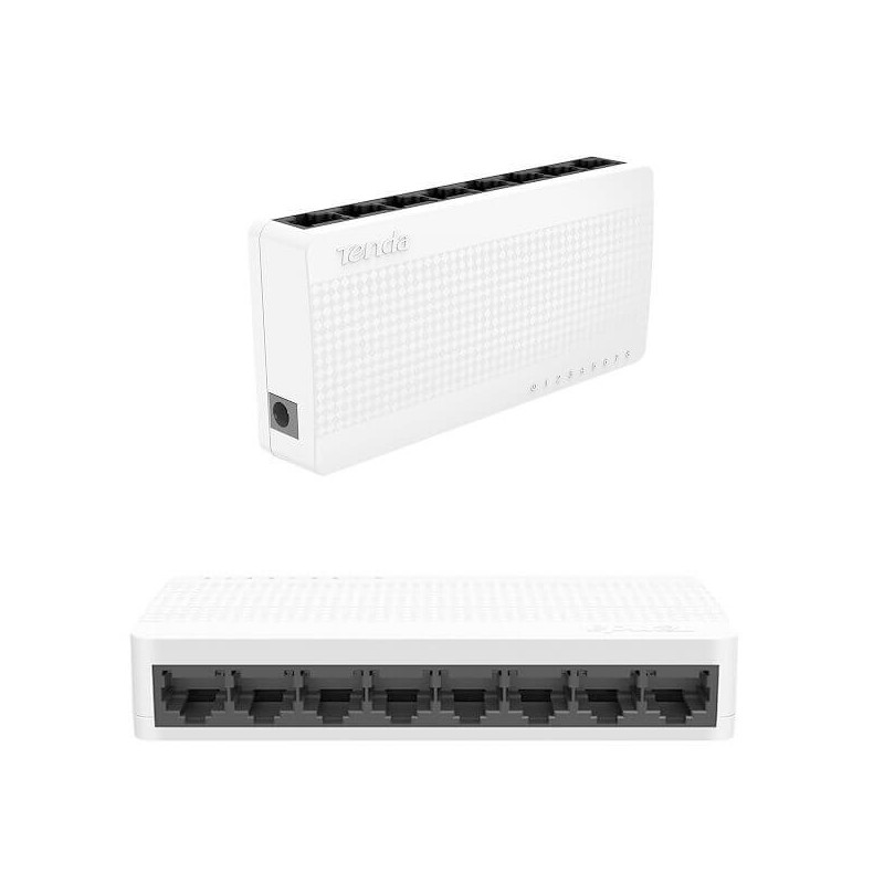 Switch 8 Porte RJ45 Lan Ethernet 10/100 Tenda S108-MINI