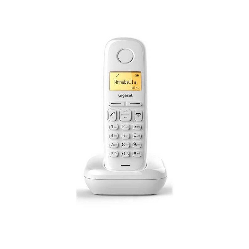 Telefono Cordless Gigaset A170 White Display Ampio Illuminato