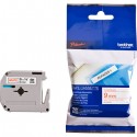 Nastro Originale Brother M-K222BZ M-K222 9mm 8 metri Rosso su Bianco non laminato