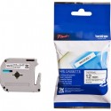 Nastro Originale Brother M-K231BZ M-K231 12mm 8 metri Nero su Bianco non laminato