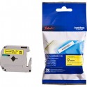 Nastro Originale Brother M-K621BZ M-K621 9mm 8 metri Nero su Giallo non laminato