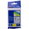 Nastro Originale Brother TZE-121 TZE121 9mm 8 metri Bianco su Clear Laminato