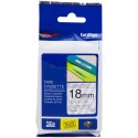 Nastro Originale Brother TZE-141 TZE141 18mm 8 Metri Nero su Clear Laminato