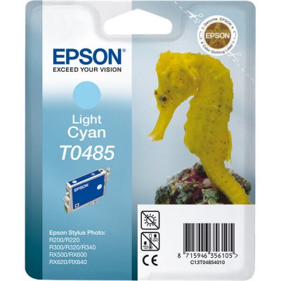 Cartuccia Originale Epson C13T04854010 T0485 LC Light Ciano 13ML 400 Pagine