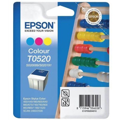 Cartuccia Originale Epson C13T05204010 T0520 Colore 24ML 900 Pagine