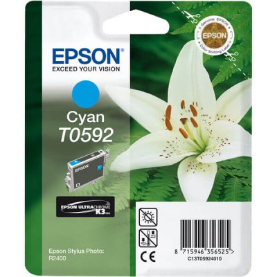 Cartuccia Originale Epson C13T05924010 T0592 C Ciano 13ML 520 Pagine