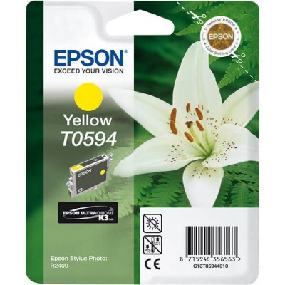Cartuccia Originale Epson C13T05944010 T0594 Y Yellow 13ML 520 Pagine