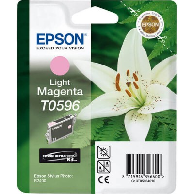 Cartuccia Originale Epson C13T05964010 T0596 LM Light Magenta 13ML 520 Pagine