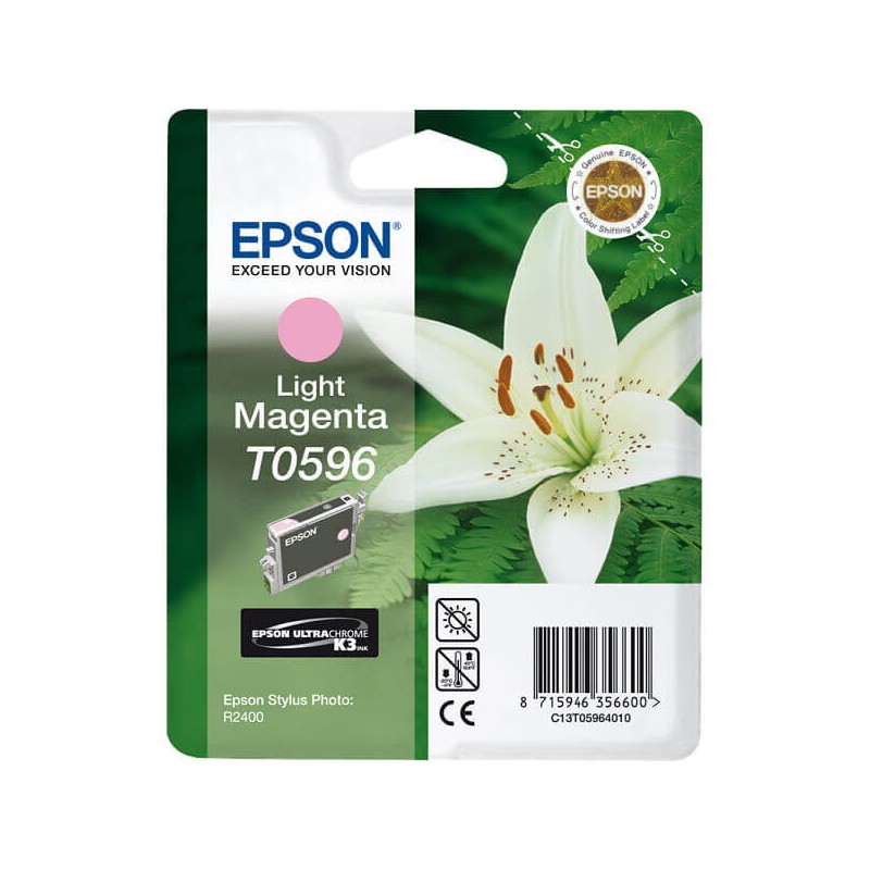 Cartuccia Originale Epson C13T05964010 T0596 LM Light Magenta 13ML 520 Pagine