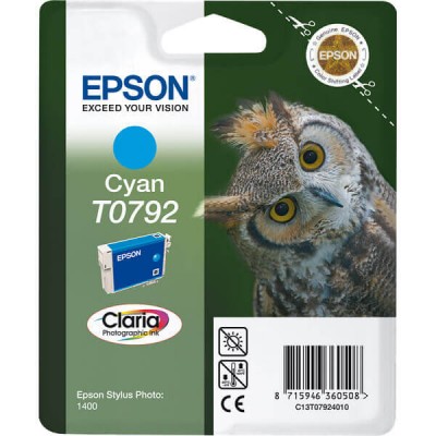 Cartuccia Originale Epson C13T07924010 T0792 C Ciano 11ML 1345 Pagine