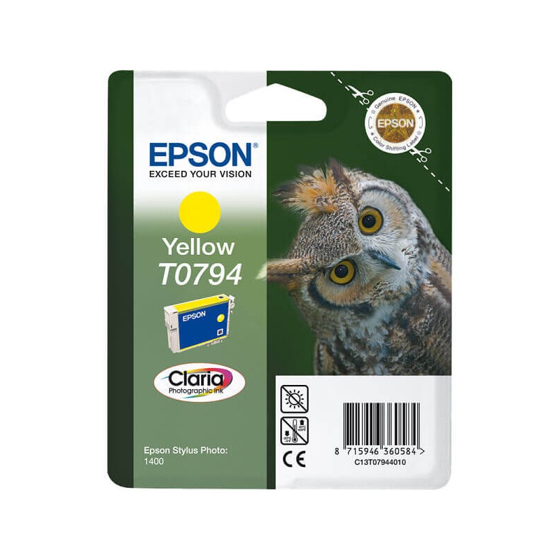Cartuccia Originale Epson C13T07944010 T0794 Y Yellow 11ML 975 Pagine