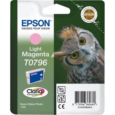 Cartuccia Originale Epson C13T07964010 T0796 Light Magenta 11ML 975 Pagine