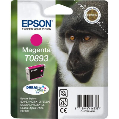 Cartuccia Originale Epson C13T08934011 T0893 M Magenta 3,5ML 170 Pagine