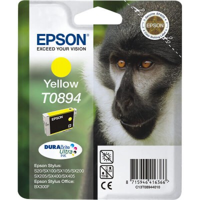 Cartuccia Originale Epson C13T08944011 T0894 Y Yellow 3,5ML 170 Pagine