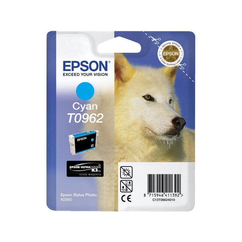 Cartuccia Originale Epson C13T09624010 T0962 C Ciano 11,4ML 1505 Pagine