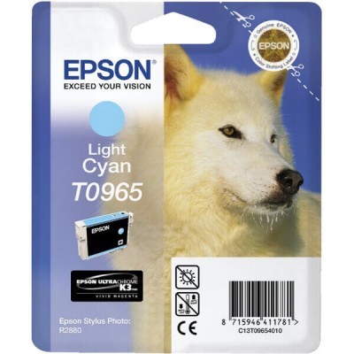 Cartuccia Originale Epson C13T09654010 T0965 Light Ciano 11,4ML 865 Pagine