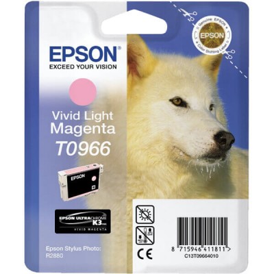Cartuccia Originale Epson C13T09664010 T0966 Light Magenta 11,4ML 865 Pagine
