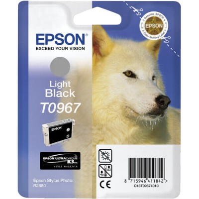Cartuccia Originale Epson C13T09674010 T0967 Light Black 11,4ML 6210 Pagine