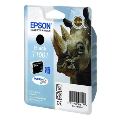 Cartuccia Originale Epson C13T10014010 T1001 Bk Nero 25,9ML 995 Pagine