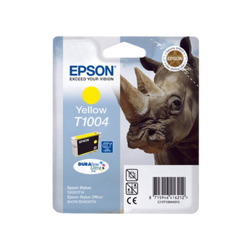 Cartuccia Originale Epson C13T10044010 T1004 Y Yellow 11,1ML 990 Pagine