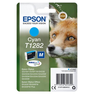 Cartuccia Originale Epson C13T12824012 T1282 C Ciano 3,5ML 175 Pagine